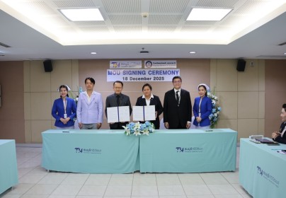 ภาพบรรยากาศการเซ็นสัญญา (MOU) โรงเรียนเด่นหล้า พระราม 5